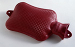 Red hot water bottle